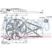 Слика 1 $на Вентилатор за радиатор NISSENS 85185