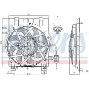 Слика 1 $на Вентилатор за радиатор NISSENS 85197