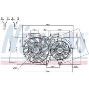 Слика 1 на Вентилатор за радиатор NISSENS 85246