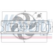 Слика 1 $на Вентилатор за радиатор NISSENS 85253