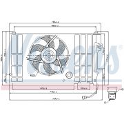 Слика 1 $на Вентилатор за радиатор NISSENS 85318
