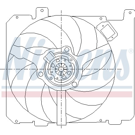 Слика на Вентилатор за радиатор NISSENS 85377 за Alfa Romeo GTV (916C) 2.0 JTS - 165 коњи бензин