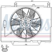 Слика 1 $на Вентилатор за радиатор NISSENS 85489