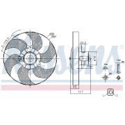 Слика 1 $на Вентилатор за радиатор NISSENS 85658