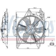 Слика 1 на Вентилатор за радиатор NISSENS 85882