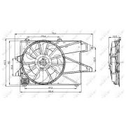Слика 1 на Вентилатор за радиатор NRF 47004