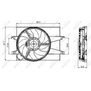 Слика 1 на Вентилатор за радиатор NRF 47006