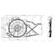 Слика 1 на Вентилатор за радиатор NRF 47014