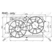 Слика 1 на Вентилатор за радиатор NRF 47033