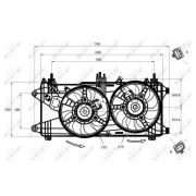 Слика 1 на Вентилатор за радиатор NRF 47231