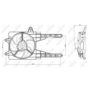 Слика 1 на Вентилатор за радиатор NRF 47247
