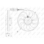 Слика 1 на Вентилатор за радиатор NRF 47398