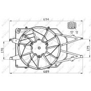 Слика 3 на Вентилатор за радиатор NRF 47465