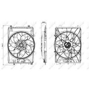 Слика 1 на Вентилатор за радиатор NRF 47851