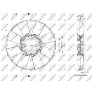 Слика 1 на Вентилатор за радиатор NRF 49803