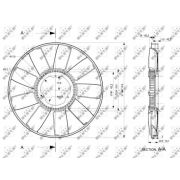 Слика 1 $на Вентилатор за радиатор NRF 49810