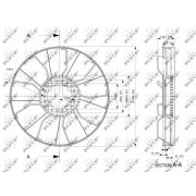 Слика 1 на Вентилатор за радиатор NRF 49843