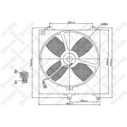Слика 1 на Вентилатор за радиатор STELLOX 29-99131-SX