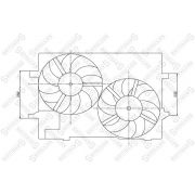 Слика 1 на Вентилатор за радиатор STELLOX 29-99134-SX