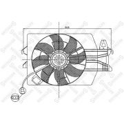 Слика 1 $на Вентилатор за радиатор STELLOX 29-99222-SX