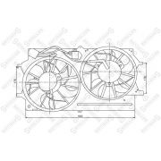 Слика 1 $на Вентилатор за радиатор STELLOX 29-99359-SX