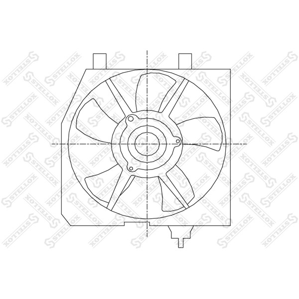 Слика на Вентилатор за радиатор STELLOX 29-99449-SX