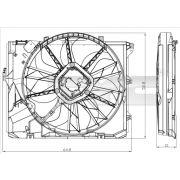 Слика 1 на Вентилатор за радиатор TYC 803-0012