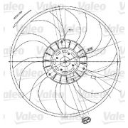 Слика 1 на Вентилатор за радиатор VALEO 698424