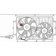 Слика 2 на Вентилатор за радиатор VAN WEZEL 5894748