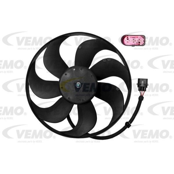 Слика на Вентилатор за радиатор VEMO Original  Quality V15-01-1845-1 за VW Golf 4 Variant (1J5) 2.0 Bi-Fuel - 116 коњи Бензин/Метан (CNG)