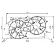 Слика 1 $на Вентилатор за радиатор WILMINK GROUP WG1720137