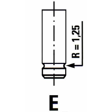 Слика на вентил всисен IPSA VL061800 за Peugeot 205 (20A,C) 1.1 - 60 коњи бензин