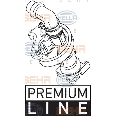 Слика на Вентил за регулирање на разладна течност BEHR HELLA SERVICE PREMIUM LINE 9XL 351 029-021