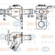 Слика 1 на вентил за регулирање на разладна течност BEHR HELLA SERVICE PREMIUM LINE 9XL 351 328-181