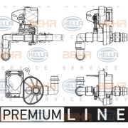 Слика 1 $на Вентил за регулирање на разладна течност HELLA BEHR  SERVICE  PREMIUM LINE 9XL 351 341-051