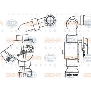 Слика 1 на вентил за регулирање на разладна течност HELLA BEHR  SERVICE  PREMIUM LINE 9XL 351 341-061