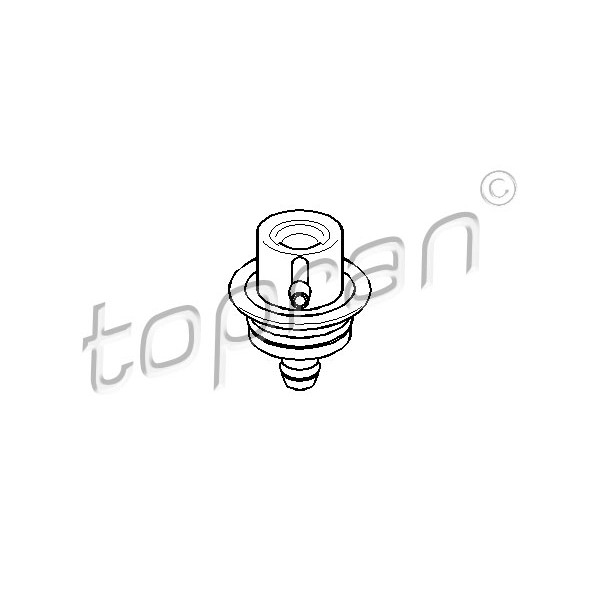 Слика на вентил регулатор на притисок на гориво TOPRAN 108 125 за Audi TT (8N3) 1.8 T quattro - 240 коњи бензин