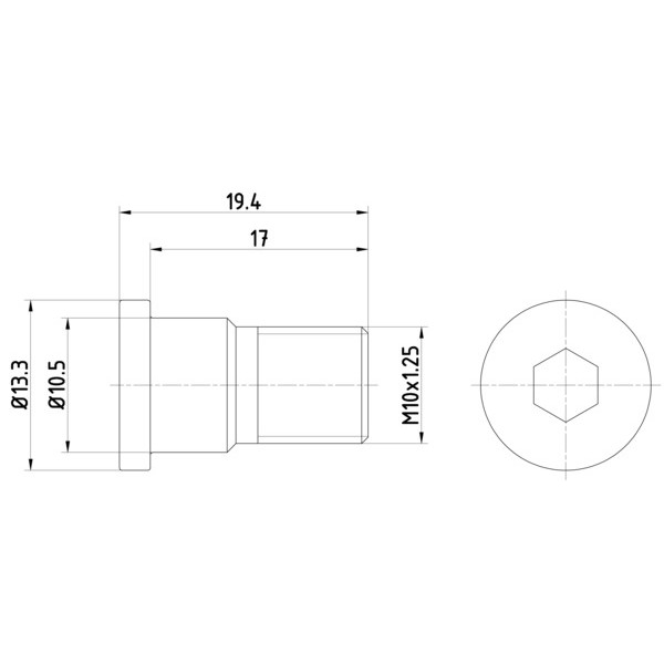 Слика на винт HELLA PAGID 8DZ 355 209-071 за Alfa Romeo GIULIA (952) 2.0 (952ABA25B) - 200 коњи бензин