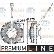 Слика 1 $на Виско вентилатор HELLA BEHR  SERVICE  PREMIUM LINE 8MV 376 734-781