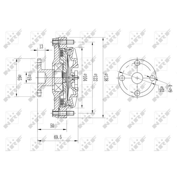 Слика на Виско вентилатор WILMINK GROUP WG1721037