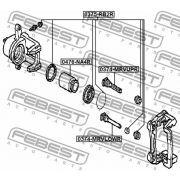 Слика 2 на водач, сопирачки апарат FEBEST 0374-MRVLOWR