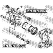 Слика 2 на водач, сопирачки апарат FEBEST 0474-H77LOWF