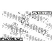 Слика 2 на водач, сопирачки апарат FEBEST 1274-SONLOWF