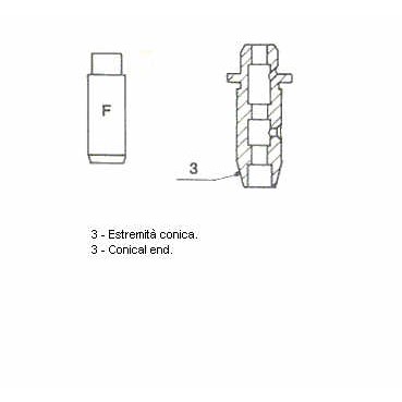 Слика на водач на вентил METELLI Standard 01-2298 за Citroen Evasion 22,U6 1.8 - 99 коњи бензин