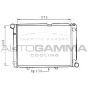 Слика 1 $на Воден радиатор (ладник) AUTOGAMMA 100515