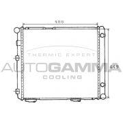 Слика 1 $на Воден радиатор (ладник) AUTOGAMMA 100517
