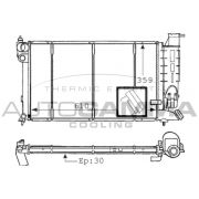 Слика 1 $на Воден радиатор (ладник) AUTOGAMMA 100754
