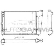 Слика 1 $на Воден радиатор (ладник) AUTOGAMMA 101040