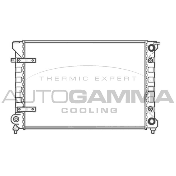Слика на Воден радиатор (ладник) AUTOGAMMA 101052