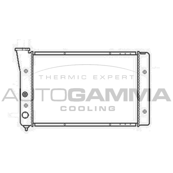Слика на Воден радиатор (ладник) AUTOGAMMA 102576